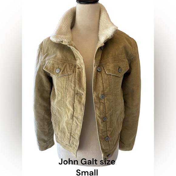 Brandy Melville Jackets & Blazers - 𝅺JOHN Galt Brandy Melville Corduroy Sherpa Jacket